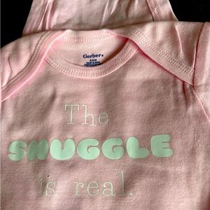 ❤️ 3 for $21 ❤️ Pink Onesie sz 6-9M